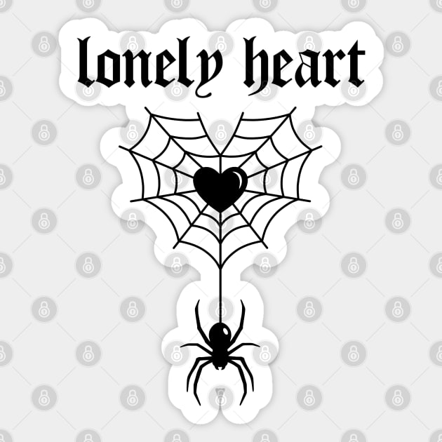 Lonely heart into web Sticker by Smurnov